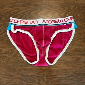 Andrew Christian Red and Blue Briefs